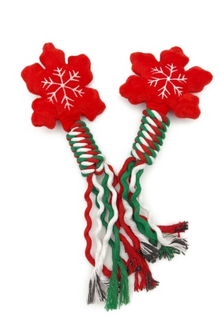 Pluszowy płatek śniegu dla psa