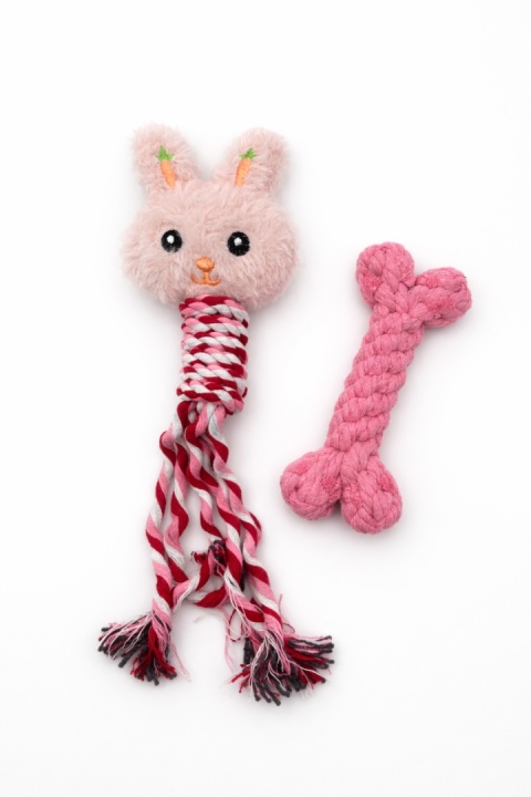 Zestaw prezentowy dla psa różowy